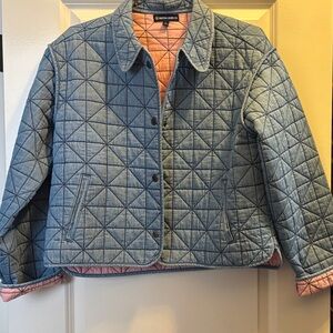 Womens Quilted Jacket - Blue and Pink
Wore once. Beautiful jacket just not me.